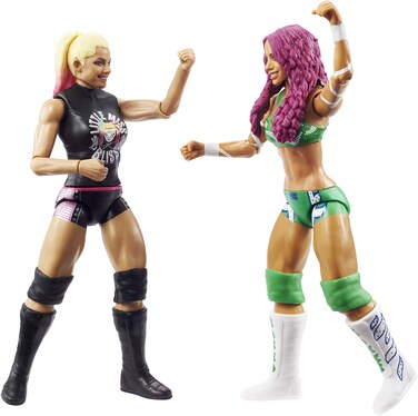 ​WWE Sasha Banks vs Alexa Bliss Championship Showdown 2 Pack 6 in Action Figures Monday Night RAW Battle Pack for Ages 6 Years Old and Up​