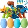 LiKee Dinosaur Egg Toys Eggs (4 Dinosaurs&amp; 4 Eggs)