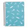 Erin Condren Spiral Coiled Recipe Prompted Notebook - Metallic Wet-Erase Interchangeable Designer Cover with 160 Pages, 80 Sheets of Heavy 80# Paper