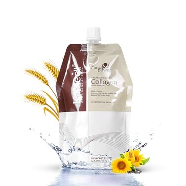 Karseell Collagen Hair Treatment 16.9 Oz 500ml Deep Repairs Conditioner Argan Oil Keratin Hair Treatment for Dry Damaged Curly Bleached &amp; All Hair Types