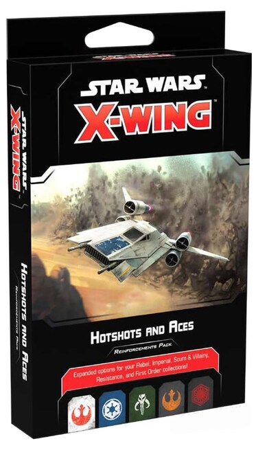 Star Wars X-Wing Second Edition: Neutral: Hotshots and Aces Reinforcement Pack - Miniature Game