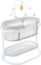 Fisher-Price Baby Bedside Sleeper Soothing Motions Bassinet with Lights Music Vibrations &amp; Toy Mobile for Newborns 0+ Months, Windmill