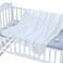 Booulfi Baby Blanket White Receiving Blanket Baptism Christening Towel for Newborn Girls Boys, White Cotton Knit Thermal Baby Blanket Shawl with Cross Pattern, 47&rdquo;x47&rdquo;