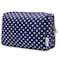 Narwey Cute Makeup Bag Travel Cosmetic Bag Organizer Toiletry Bag Make Up Bags with Compartments for Women Girls (Large, Polka Dot)