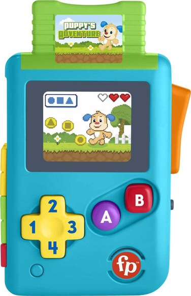 Fisher-Price Baby &amp; Toddler Toy Laugh &amp; Learn Lil&rsquo; Gamer, Pretend Video Game Learning Activity with Lights for Developmental Play Infants Ages 6+ Months
