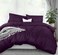 Utopia Bedding Duvet Cover King Size - 1 Comforter Cover with 2 Pillow Shams - 3 Pieces Bedding Duvet Cover with Zipper Closure - Soft Brushed Microfiber, 104 X 90 Inches (Purple)