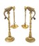 Parrot Design 7.5 Inches Brass Hanging Diya Pair (Pack of 2), Brass Diyas for Pooja, Diwali Decoration, Housewarming Gifts, Antique Yellow, Standard