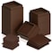 Utopia Bedding Bed Risers 2 Inch - Pack of 8 - Adjustable Furniture Risers 2 &amp; 4 inch - Anti Slip Foam &amp; Rubber Pad - Stackable Bed Lifts Risers Heavy Duty for Sofa, Bed, Table, Couch &amp; Chair (Brown)