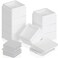 Utopia Bedding Bed Risers 2 Inch - Pack of 8 - Adjustable Furniture Risers 2 &amp; 4 inch - Anti Slip Foam &amp; Rubber Pad - Stackable Bed Lifts Risers Heavy Duty for Sofa, Bed, Table, Couch &amp; Chair (White)