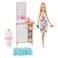 Barbie Doll and Bathroom Furniture Playset with Barbie Doll (11.5-inch Blonde), Toilet, Vanity and Accessories, Gift for 3 to 7 Year Olds