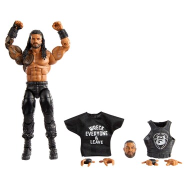 WWE Roman Reigns Elite Collection Action Figure, 6-in/15.24-cm Posable Collectible Gift for WWE Fans Ages 8 Years Old &amp; Up