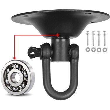 HUNTER Professional Speedbag Swivel, Heavy Bag Hangers Brackets for Wood Beam - Multi-Direction Swivel Heavy Duty Ceiling Hook Hanger