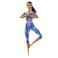 Barbie Made to Move Doll with 22 Flexible Joints &amp; Curly Brunette Ponytail Wearing Athleisure-wear for Kids 3 to 7 Years Old