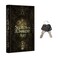 Fake Book Box - Small Safe Box with Key Lock - Hidden Safe in Plain Sight - Diversion Safes - Secret Safes (Darkest Art) (Large)