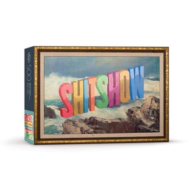 Genuine Fred Shitshow by Wayne White, 500 Piece Puzzle, Multicolored (5280376)