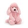 Poodle Plush Toy, 16 inch Stuffed Animal Throw Plushie Pillow Doll, Soft Pink Fluffy Puppy Dog Hugging Cushion - Present for Every Age &amp; Occasion, Pink Poodle