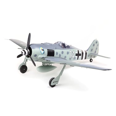 E-flite RC Airplane Focke-Wulf Fw 190A 1.5m Smart BNF Basic Transmitter Battery and Charger not Included with AS3X and Safe Select EFL01350