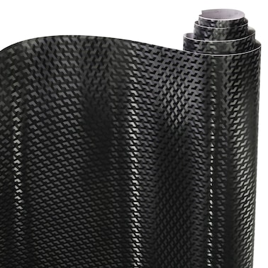 VViViD Designer Black Carbon Fiber Vinyl Wrap (Triangle Carbon, 6ft x 5ft)