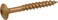 47872 Lag Screws, 1/4" x 1-1/2", Star Drive Construction Lag Screws, Rust Resistant, Ceramic Coated Bronze, 5lb Tub, 375 pcs
