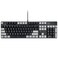 Mechanical Gaming Keyboard   Hot Swappable Mechanical Keyboard   White Backlit Keyboard with Brown Switches and 104 Keys   Wired Gaming Keyboard   Mechanical Keyboard, PC Gaming Keyboards