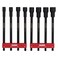 8 Piece Metric Impact Magnetic Nut Driver Set &ndash; 6 Inch Length, 1/4 Inch Hex Shank, Magnetic Socket Tip (8 Piece Metric Set)