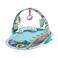 Infantino 3-in-1 Deluxe Magic Arch Sensory Development Gym - 3 Ways to Play with Dual-Sided Magical Arch for Captivating Overhead Visuals Plus Tummy-Time Bolster &amp; Mat with Growth Chart, Teal