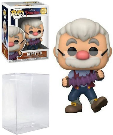 Geppetto Pop #1028 Disney Pinocchio Vinyl Figure (Bundled with EcoTek Protector to Protect Display Box)