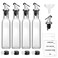 GMISUN Oil Dispenser Bottle for Kitchen, Olive Oil Dispenser Bottle 8oz, Cooking Oil and Vinegar Dispenser Set 4Pack, Olive Oil Decanter Container with Oil Pourer Spout, Funnel &amp; Labels