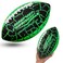 Wave Runner Grip It Waterproof Junior Size Football, 9.25 Size, Durable &amp; Double Laced, Perfect for Beach Accessories, Kids Games, Pool Toys, Outdoor Games, All-Weather Indoor &amp; Outdoor Play