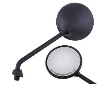 OEM Genuine Original Piaggio Vespa Left LH side Rear View Mirror Flat Matt Black for Vespa GT L GTS Super Sport ABS 125 200 250 300 CM027704 CM027707 CM073404 CM073422 CM073433 CM020407