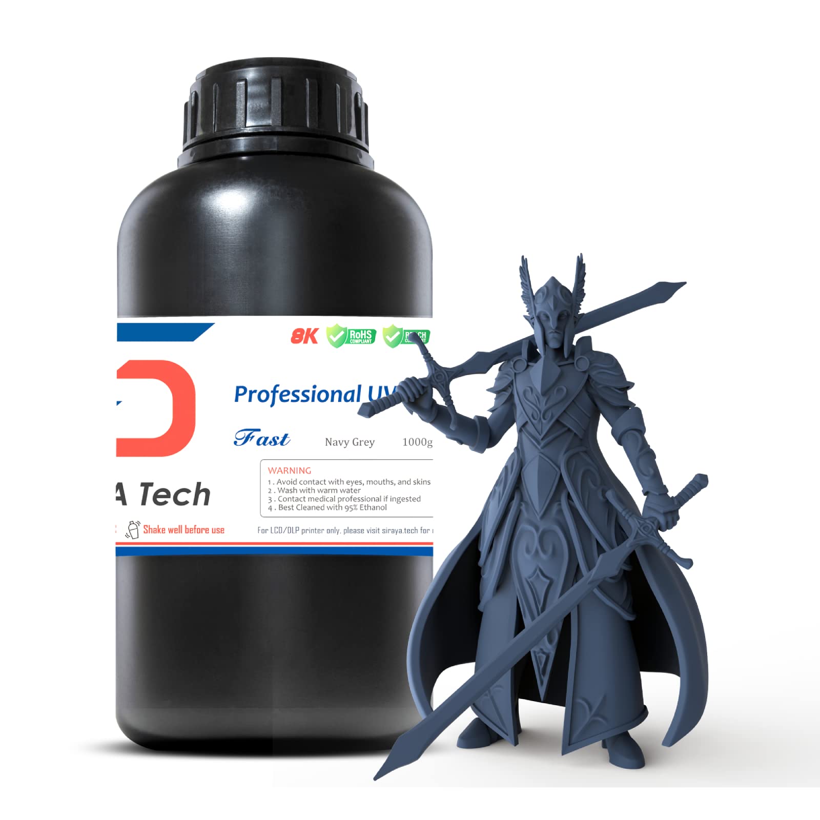 سيرايا تك Sirayatech Fast abs-like 3d Printer Resin 1kg 1 kg 1000 g