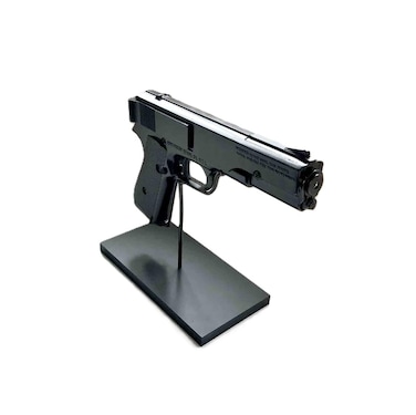 Gun Display Stand, Pistol Display, for Hand Guns, Revolvers, Knifes, Daggers, Powder Horns, Shofar Artifact Display Stand, H-Arm, for guns, shows and exhibits. BGS-6