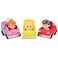 CoComelon 3" Car Vehicle 3-Pack Toy Vehicle Set - Officially Licensed - JJ, Tomtom, YoYo Figures - Easter Basket Stuffer Gift for Preschoolers, Toddlers, Kids, Boys, Girls - 2+