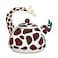 UPware Enamel on Steel Whistling Tea Kettle, Stovetop Teakettle (2.1 Quart, Giraffe)