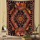 Fowocu Orange Sun and Moon Tapestry Wall Hanging, Indie Hippie Mandala Cool Wall Tapestries, Aesthetic Tapestry for Bedroom Living Room Dorm (Orange, 50'' &times; 60'')