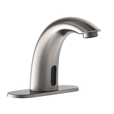 Automatic Motion Sensor Hands Free Commercial Touchless Bathroom Sink Faucet Brushed Nickel