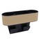 Car Seat Organizer Cup Drink Holders,Multifunctional Gap Filler Storage Box,Insert Organization Helps Reduce Distracted Driving&amp;Holds Phone Mount Mug Bottle Cellphones Coasters Wallet Cards (Beige)