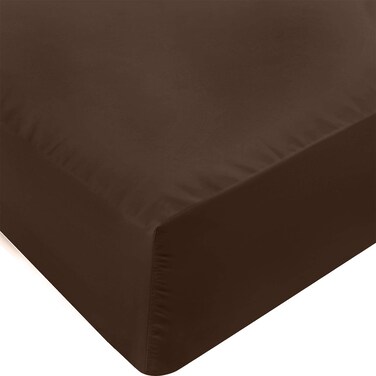 Utopia Bedding Queen Fitted Sheet - Bottom Sheet - Deep Pocket - Soft Microfiber - Shrinkage and Fade Resistant - Easy Care -1 Fitted Sheet Only (Brown)