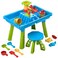 TEMI Sand Water Table Outdoor Toddler Activity Table Sand Sensory Table Summer Toys Beach Play Table 27 Pieces Accessories for Baby Kids Children