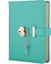Heart Shaped Lock Diary with Key PU Leather Cover Journal Personal Organizers Secret Notebook for Girls &amp; Women B6 Size 5.3x7inch (Green Diary)
