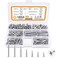 VIGRUE Pack of 230 Self-Tapping Screws, M4.2 Self-Tapping Screws, Self-Tapping Set, Phillips Drilling Screws, Made of 410 Stainless Steel