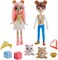 Royal Enchantimals Braylee Bear &amp; Bannon Bear Dolls (6-in/15.2-cm) &amp; 2 Animal Figures, Great Gift for 3 to 8 Year Old Kids