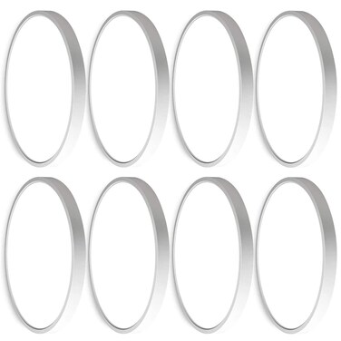 8Pack 9 Inch 2880LM LED Flush Mount Ceiling Light,24W Day White 5000K Ceiling Lighting,120V Slim Surface Mount Ceiling Lights Black Ceiling Light Fixture for Kitchen Bedroom Living Room.