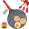 Egg Pan Omelette Pan 4-Cup Pancake Pan Silver Dollar Pancake Maker Egg Cooker Nonstick Omelette Skillet