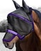 Harrison Howard Maskology Supreme Horse Fly Mask Stellar UV Protection with Detachable Nose Cover Well-Received 2-in-1 Mask Fuchsia Black L Full Size