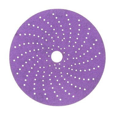 3M Cubitron II Hookit Clean Sanding Abrasive Disc 31373, 6 in, 150+ Grade, Pack of 50 Discs, Virtually Dust-Free, High Performance, Long Lasting, Multi-Hole Pattern, Feather Edging, Stock Removal