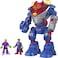 Fisher-Price Imaginext DC Super Friends Preschool Toy Superman Robot Playset with Lights Sounds &amp; 2 Figures for Pretend Play Kids Ages 3+ Years
