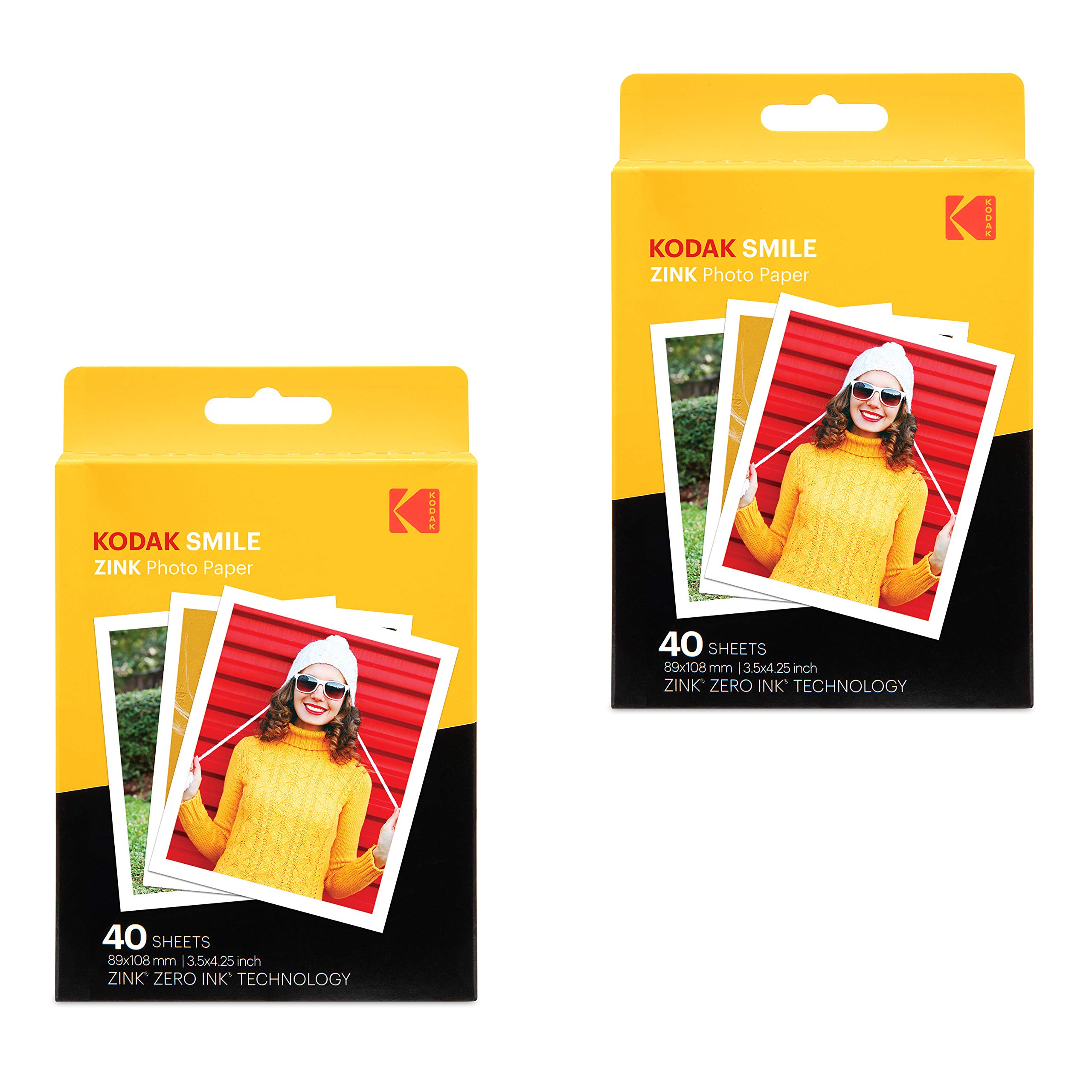 كوداك Kodak Zink Instant Print Photo Paper 3.5x4.25inch