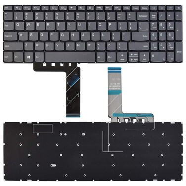 Replacement Keyboard Compatible with Lenovo V145-15AST V320-17isk V320-17ikb.IdeaPad 130-15AST 320-15ABR 320-15AST 320-15IAP 320-17AST 320-17ISK 330-15AST US Layout Grey No Frame