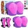 KUYOU Kids Knee Pads Elbow Pads Guards Protective Gear Set Safety Gear for Roller Skates Cycling BMX Bike Skateboard Inline Skatings Scooter Riding Sports.